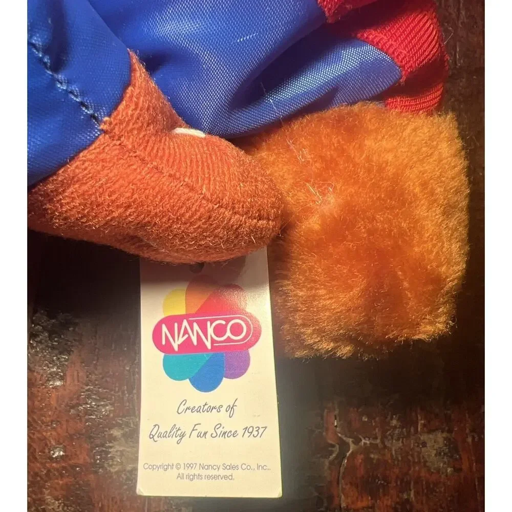 Nanco Vintage NASCAR Race Brown Bear Mascot 9